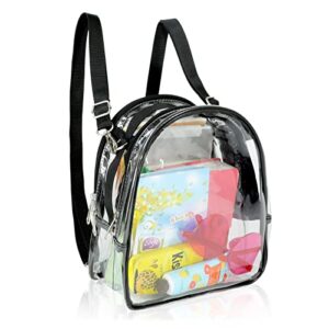 mildbeer clear bag stadium approved clear mini backpack, clear concert backpack purse, clear stadium bag, festival bag