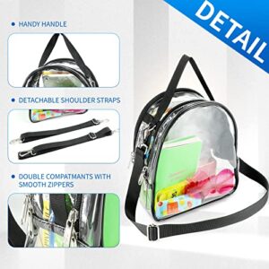 Mildbeer Clear Bag Stadium Approved Clear Mini Backpack, Clear Concert Backpack Purse, Clear Stadium Bag, Festival Bag