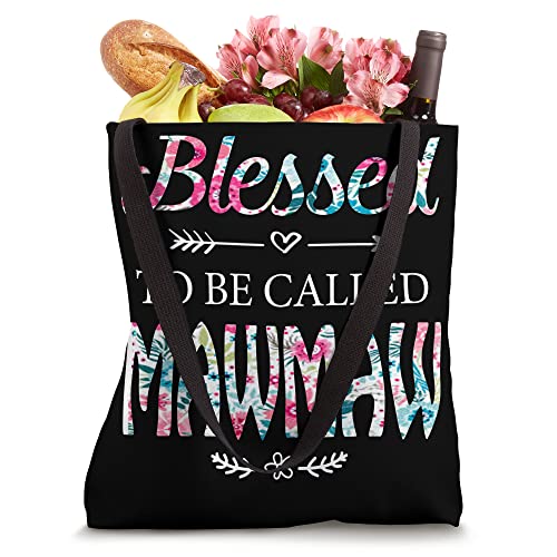 Womens Blessed To Be Called MAWMAW Gift for MAWMAW Tote Bag