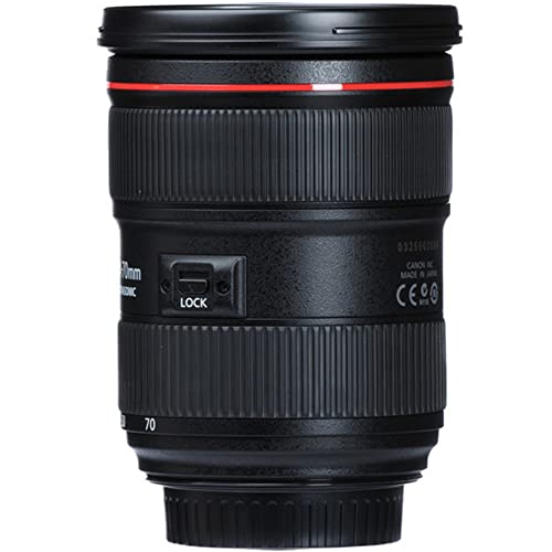 Canon 5175B002-cr EF 24-70mm F/2.8L II USM Standard Zoom Lens, Black (Renewed)