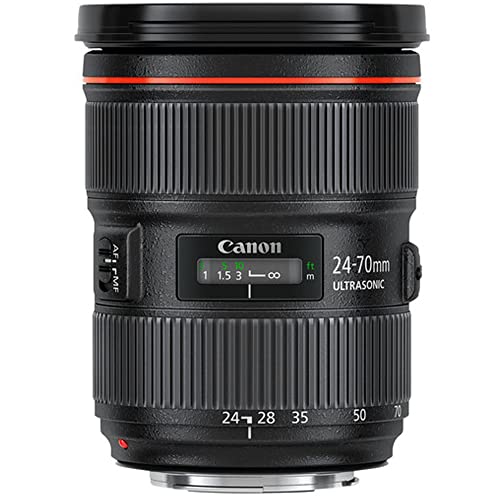 Canon 5175B002-cr EF 24-70mm F/2.8L II USM Standard Zoom Lens, Black (Renewed)