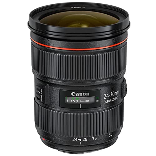 Canon 5175B002-cr EF 24-70mm F/2.8L II USM Standard Zoom Lens, Black (Renewed)