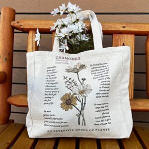 Canvas Tote Bag Aesthetic,Cute Tote Bags with Metal Zipper Big Canvas Tote Bags for Women Girl Shopping School Library