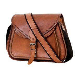 ruzioon leather crossbody purse women shoulder bag satchel ladies travel purse genuine leather