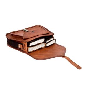 Ruzioon Leather Crossbody Purse Women Shoulder Bag Satchel Ladies Travel Purse Genuine Leather