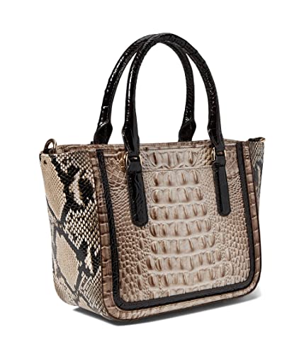 BRAHMIN Fontaine Small Ashlee Satchel Alabaster One Size