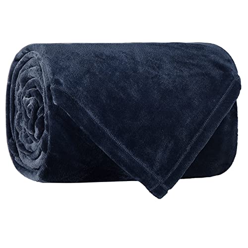 LBRO2M Flannel Fleece Bed Blanket, King Size Super Soft Warm Fuzzy Microfiber Velvet Plush Throw Lightweight Cozy Couch Blankets, All Season Use