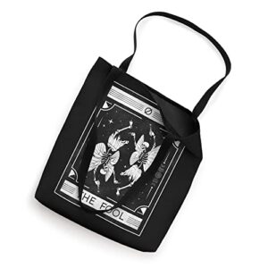 Fairycore Aesthetic Fairy Skeleton Tarot Card The Fool Tote Bag