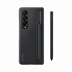 samsung samsung official standing cover with s-pen – (black) (ef-of93pcbegww)