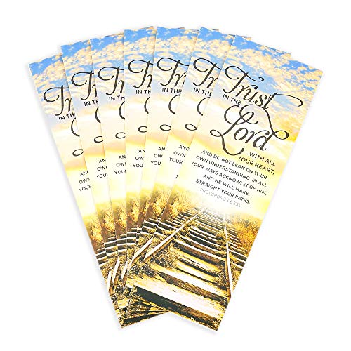 Trust in The Lord Bookmarks, 2 x 6 inches, 25 Bookmarks