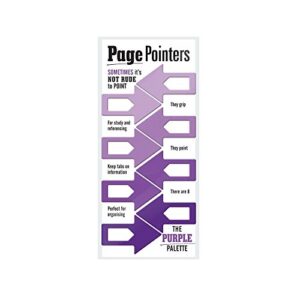 page pointers page markers – purple