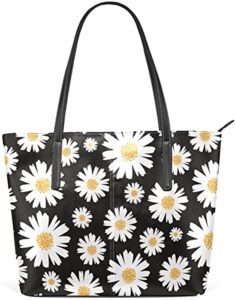 zoyen women handbag tote bag small fresh daisy flowers shoulder bags handle satchel purses