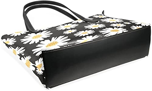Zoyen Women Handbag Tote Bag Small Fresh Daisy Flowers Shoulder Bags Handle Satchel Purses