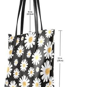 Zoyen Women Handbag Tote Bag Small Fresh Daisy Flowers Shoulder Bags Handle Satchel Purses