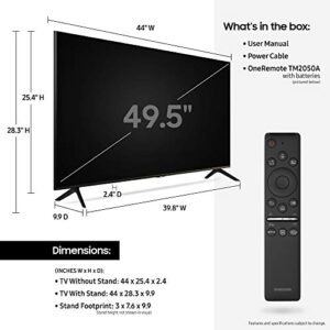 SAMSUNG 50-inch Class Crystal UHD TU-8000 Series - 4K HDR Smart TV with Alexa Built-in (UN50TU8000FXZA, 2020 Model)