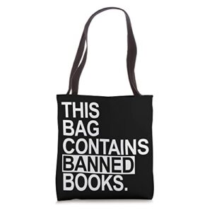 This Bag Contains Banned Books Tote Bag