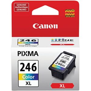 canon cl-246 xl color ink cartridge compatible to printer ip2820, mg2420, mg2924, mg2920, mx492, mg3020, mg2525, ts3120, ts302, ts202, tr4520