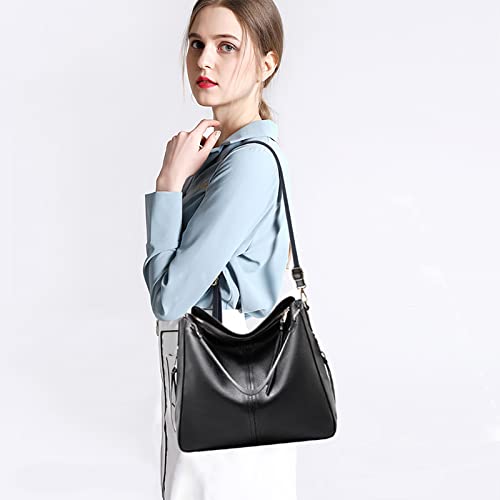 VODIU Tote Bag for Women PU Leather Shoulder Bags Crossbody Hobo Bag Large Purse and Handbags with Adjustable Shoulder Strap