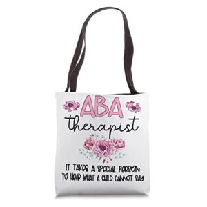 ABA Therapist Applied Behavior Analysis Therapist Tote Bag