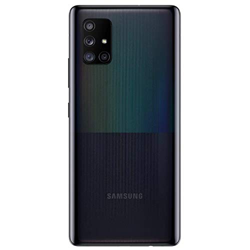 Samsung Galaxy A71 5G (128GB, 6GB) 6.7" AMOLED+, Snapdragon 765G, 4500mAh Battery, Global 5G Volte GSM AT&T Unlocked (T-Mobile, Metro, Straight Talk) US Warranty A716U (Prism Cube Black)