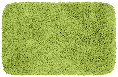 Garland Rug Jazz Shaggy Nylon Washable Bath Rug, 24 in. x 40 in, Lime Green