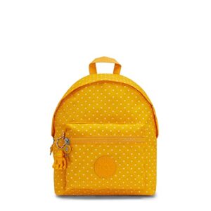 kipling reposa printed backpack soft dot yellow