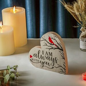 Sympathy Gift Wood Red Cardinal Gifts Bereavement Sign Bereavement Gift Memorial Gift Condolence Gift Remembrance Decoration Sympathy Memorial Decor Sign Memorial Plaque for Loss of Loved One (I)