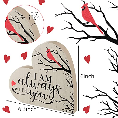 Sympathy Gift Wood Red Cardinal Gifts Bereavement Sign Bereavement Gift Memorial Gift Condolence Gift Remembrance Decoration Sympathy Memorial Decor Sign Memorial Plaque for Loss of Loved One (I)