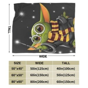 LAOSHIZI Blanket Ultra-Soft Micro Fleece Blanket Throw All Seasons for Kids Adults Warm Throw Blanket for Nap (50inx40in), Green (GGAI-OK121)