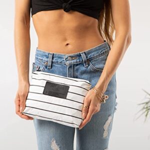 ALOHA Collection Small Pinstripe Pouch