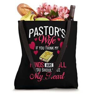 Pastor's Wife Appreciation Church Minister Clergy Christian Tote Bag