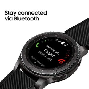 SAMSUNG GEAR S3 FRONTIER Smartwatch 46MM (Bluetooth Only) - Dark Grey (Renewed)