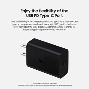 Samsung 15W Wall Charger Type C Only (Cable not Included), Black