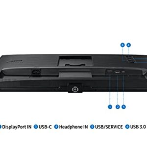 SAMSUNG S80A Computer Monitor, 27 Inch 4K , Vertical , USB C , HDR10 (1 Billion Colors), Built-in Speakers (LS27A800UNNXZA)