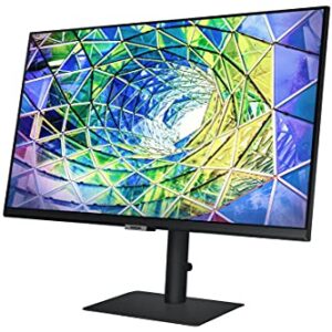 SAMSUNG S80A Computer Monitor, 27 Inch 4K , Vertical , USB C , HDR10 (1 Billion Colors), Built-in Speakers (LS27A800UNNXZA)