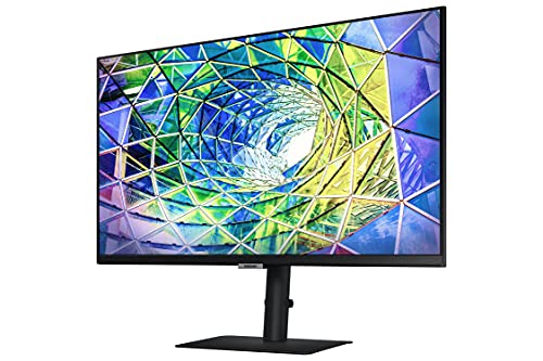 SAMSUNG S80A Computer Monitor, 27 Inch 4K , Vertical , USB C , HDR10 (1 Billion Colors), Built-in Speakers (LS27A800UNNXZA)