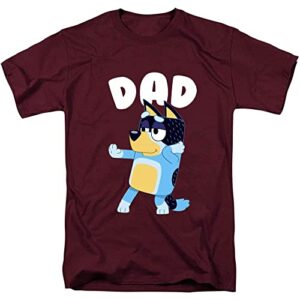 Blueys Dad Shirt, Blueys Dog Cartoon Shirt Adult Birthday, Fathers Day for Mens, Dad, Daddy, Father Husband (Design 1)