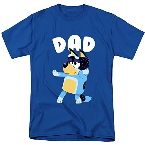 Blueys Dad Shirt, Blueys Dog Cartoon Shirt Adult Birthday, Fathers Day for Mens, Dad, Daddy, Father Husband (Design 1)