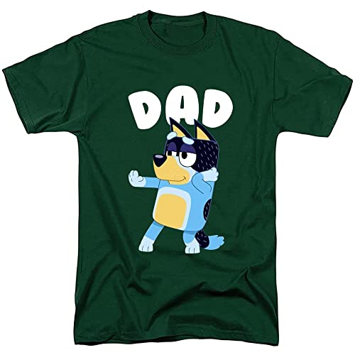 Blueys Dad Shirt, Blueys Dog Cartoon Shirt Adult Birthday, Fathers Day for Mens, Dad, Daddy, Father Husband (Design 1)