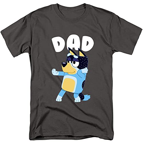 Blueys Dad Shirt, Blueys Dog Cartoon Shirt Adult Birthday, Fathers Day for Mens, Dad, Daddy, Father Husband (Design 1)