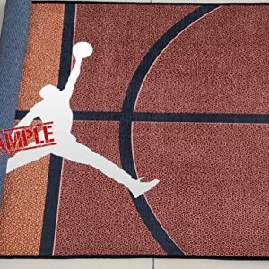 Sports Rug, Basketball Rug, Chenille Rugs for Living Room, Bedroom Rug, Home Decor Rug, Modern Carpets, Kids Room Decor, Birthday Gifts, ms0266.2 (39”x59”)=100x150cm