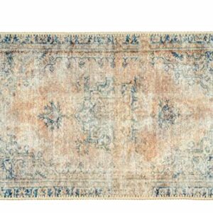 Monolia Machine Washable Area Rugs Perfect for Living Room Rugs,Bathroom Runner, Kitchen Rug, Bedroom Rugs, Entryway Rug, Persian Home Decor, Floor Decoration (2' X 3')