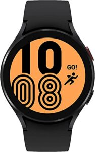 samsung galaxy watch 4, 44mm, black – water resistant, wireless smartwatch, multisport tracker, sport band, wi-fi/bluetooth only – sm-r870nzkcxaa (renewed)