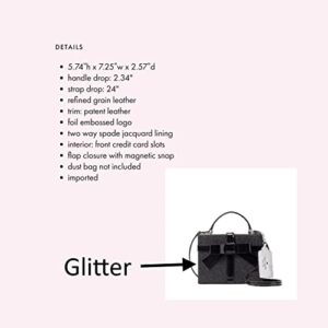 kate spade handbag for women Wrapping party gift box crossbody, BLACK