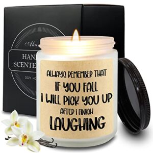 aharhora funny gifts for best friend, hilarious gag gifts, vanilla scented candles bff gifts, humorous unique candle gifts for women men best friend bestie coworker birthday friendship female joke