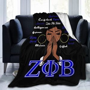 Sorority Gifts for Women,Lightweight Throw Blanket Sorority Paraphernalia Gifts Blanket Bedroom Living Room Sofa Warm Blanket 50"x40"