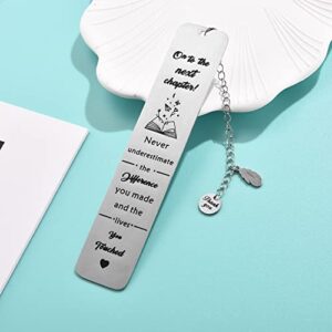 Retirement Gifts for Women Men - Retired Gifts for Women - Cute Metal Bookmarks for Book Lovers Readers Retirees Boss Coworker Farewell Leaving Gifts