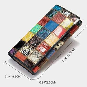 Eysee Clutch Bags, Women Wallets, Leather Purses, Cellphone Packs, Multicolor-10, 8.50 cm (L) * 18.50 cm (H) * 2.50 cm(W)