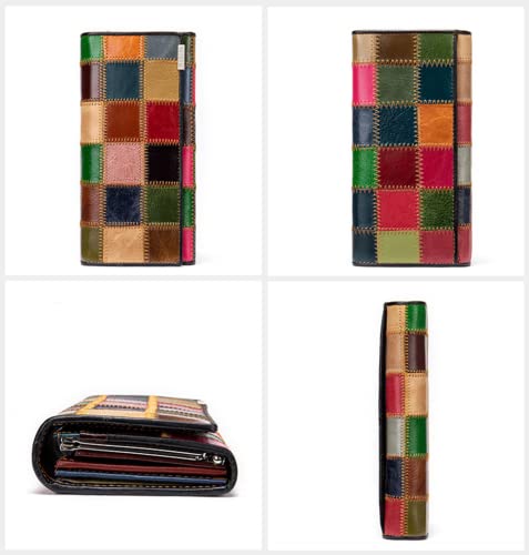 Eysee Clutch Bags, Women Wallets, Leather Purses, Cellphone Packs, Multicolor-10, 8.50 cm (L) * 18.50 cm (H) * 2.50 cm(W)