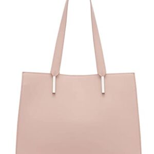 Calvin Klein Audrey North/South Tote, Rose Smoke